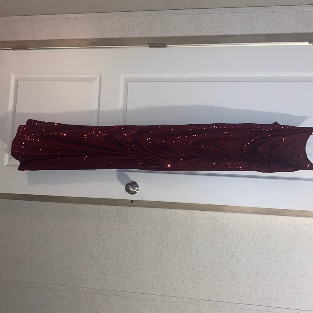 Never worn, maroon prom dresses